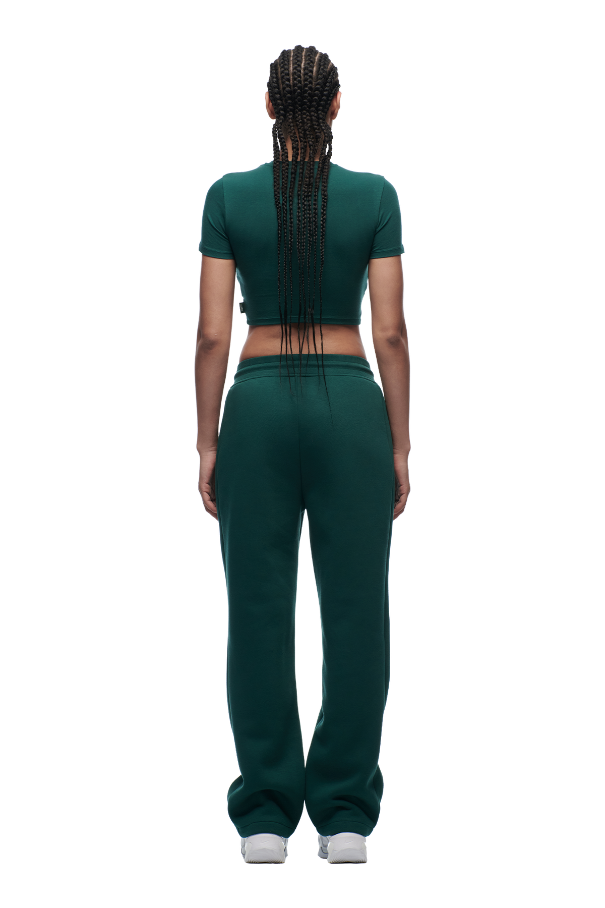 WMNS CROPPED T-SHIRT EVERGREEN