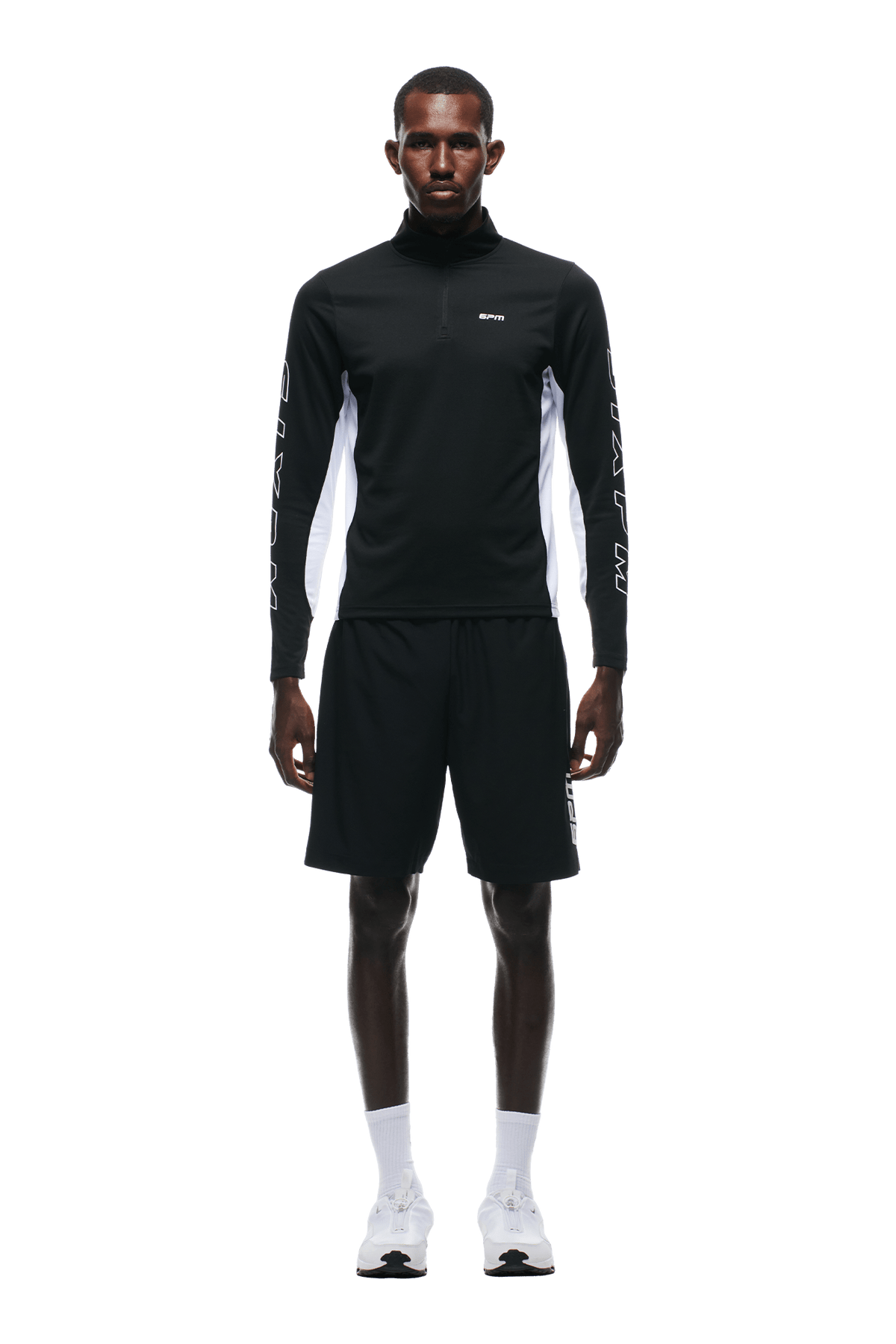 6PM SPORTS HALF-ZIP BLACK