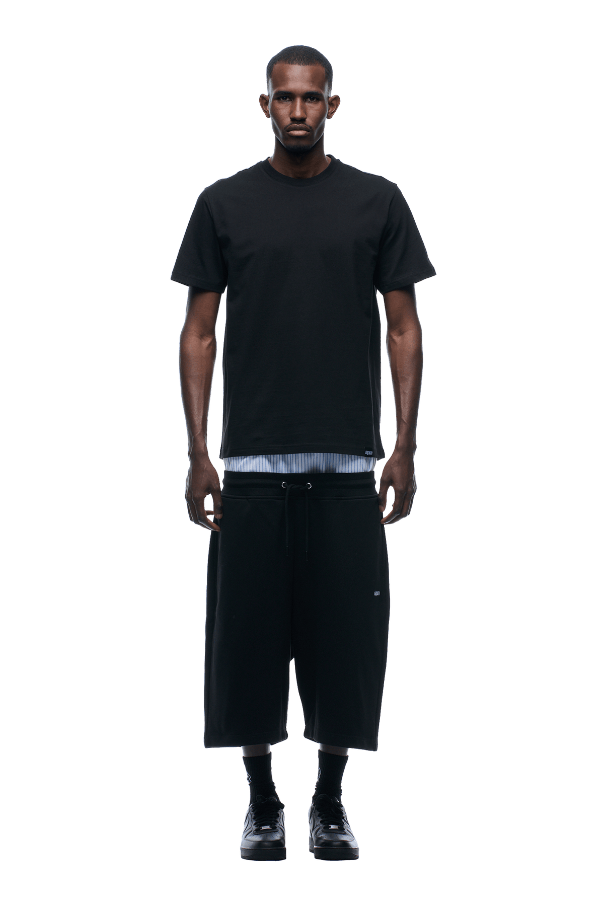 REFLECTIVE LOGO TEE BLACK