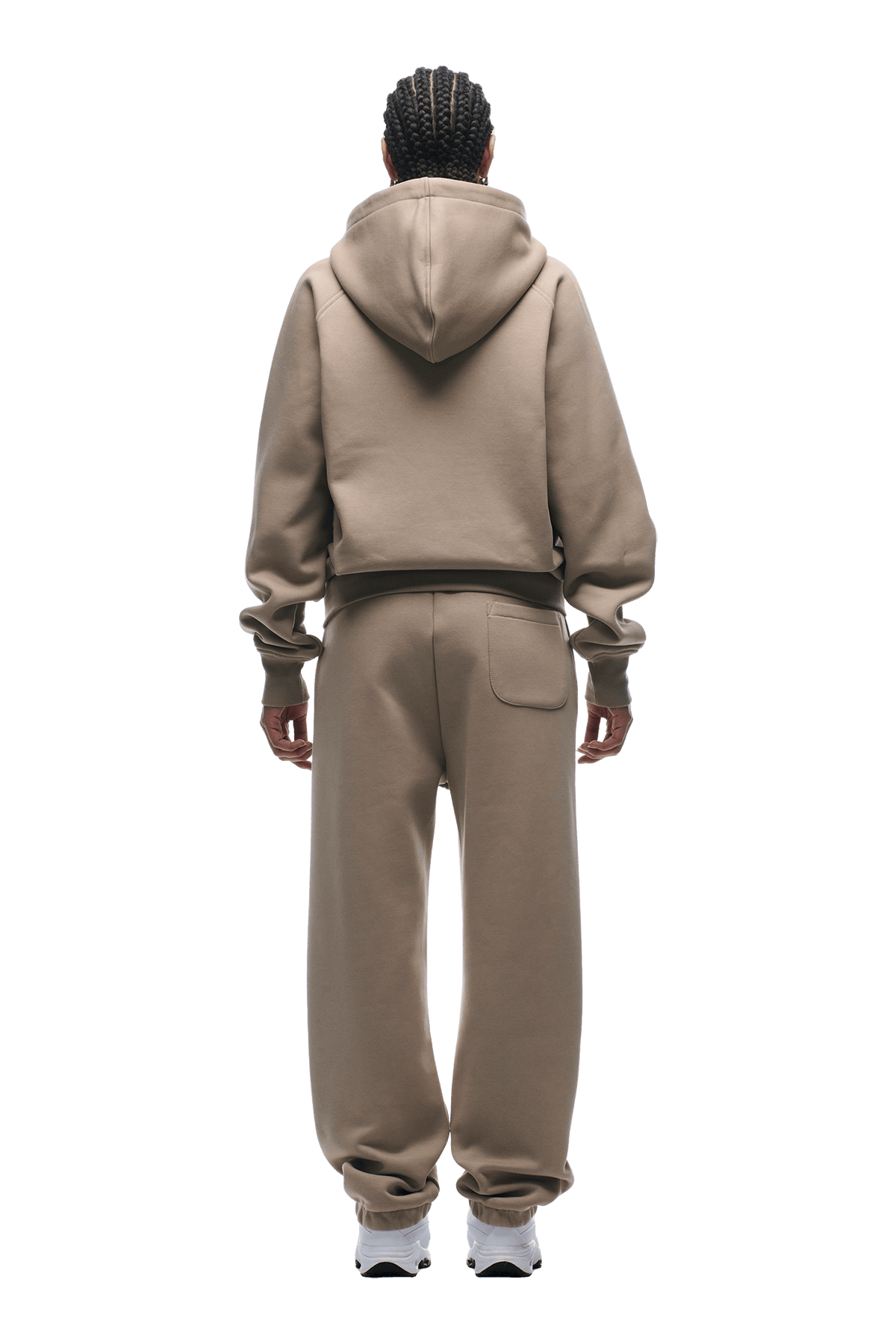 ZIP HOODIE MOCCA CREAM