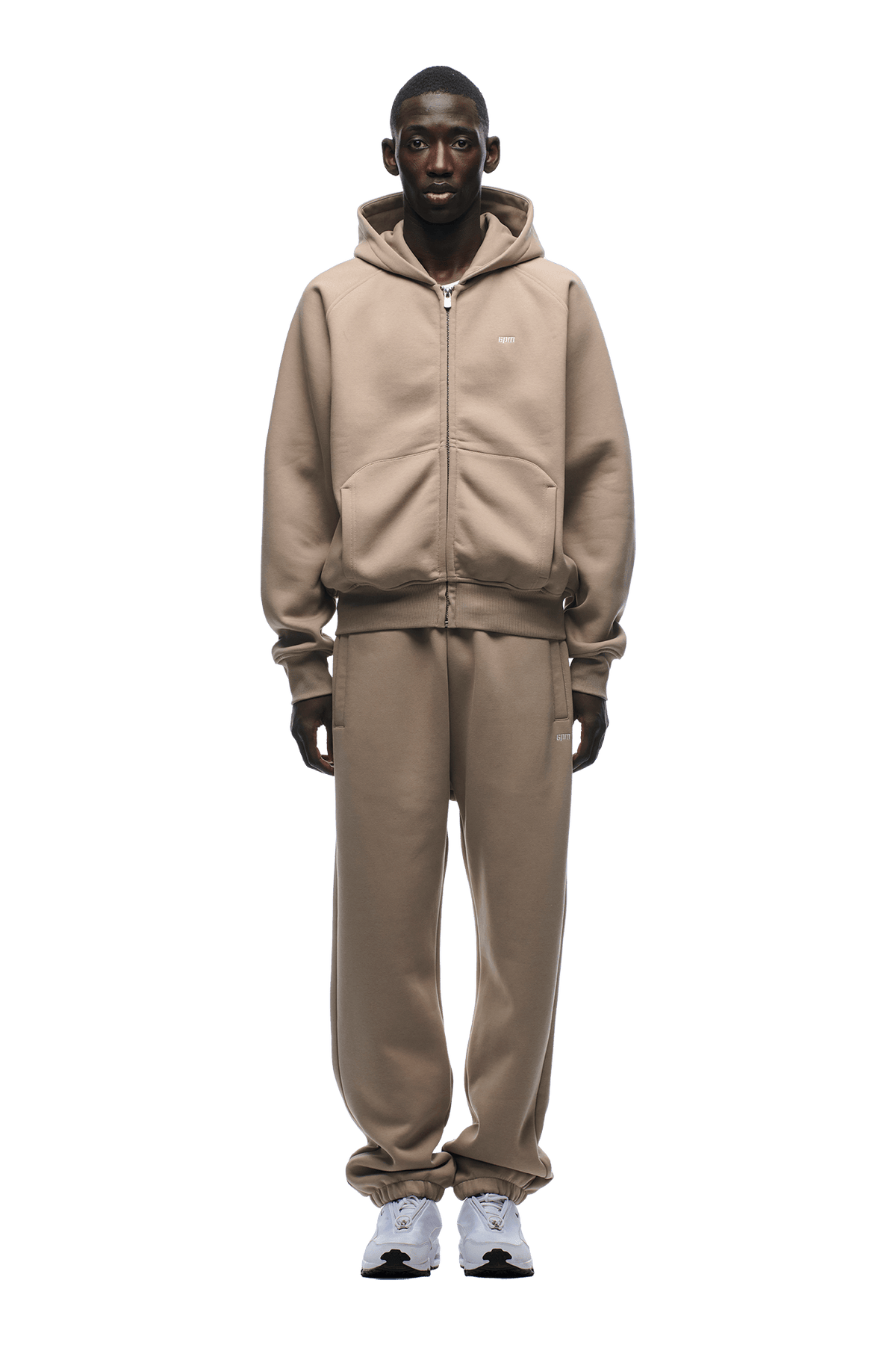 ZIP HOODIE MOCCA CREAM