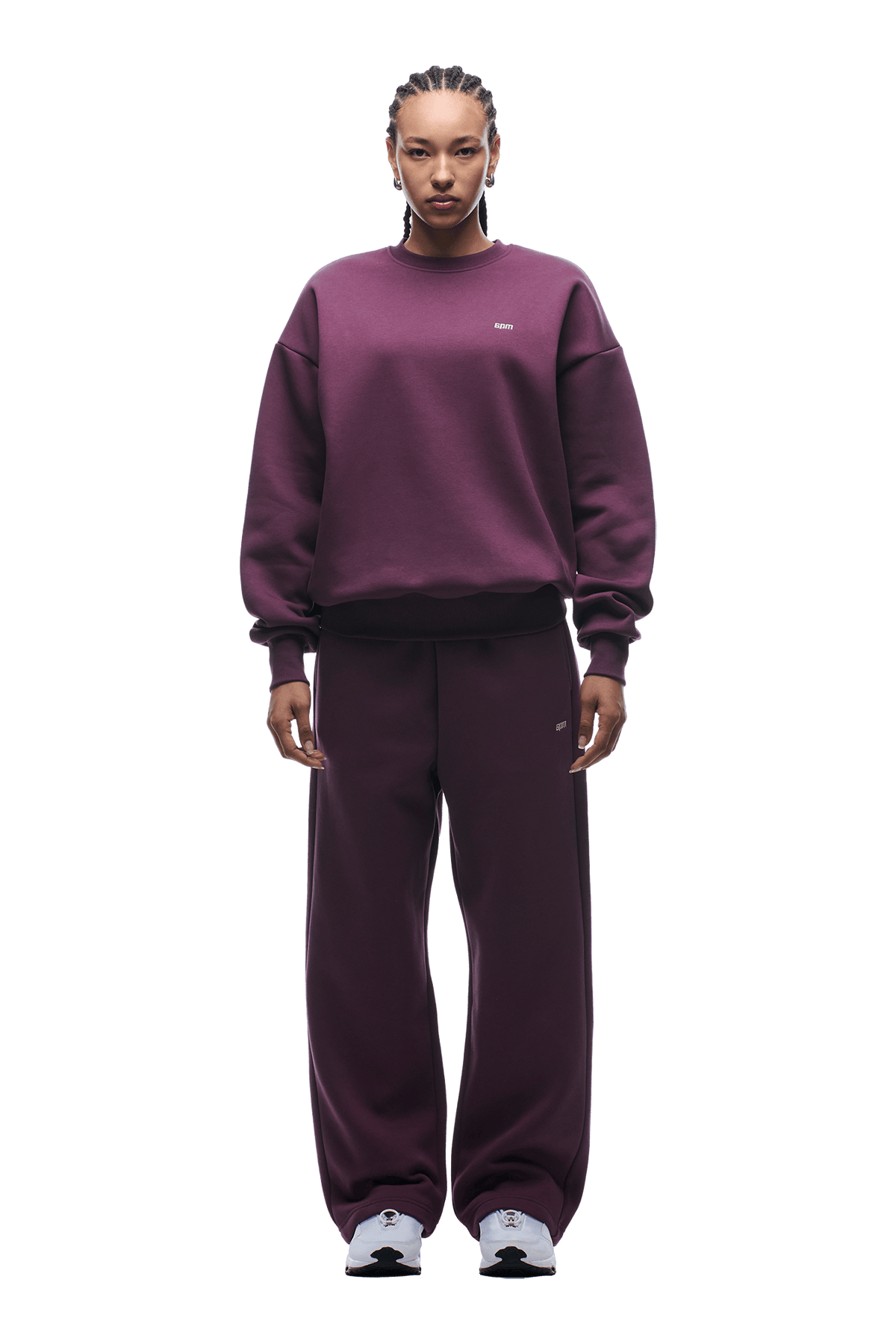 CREWNECK PLUM