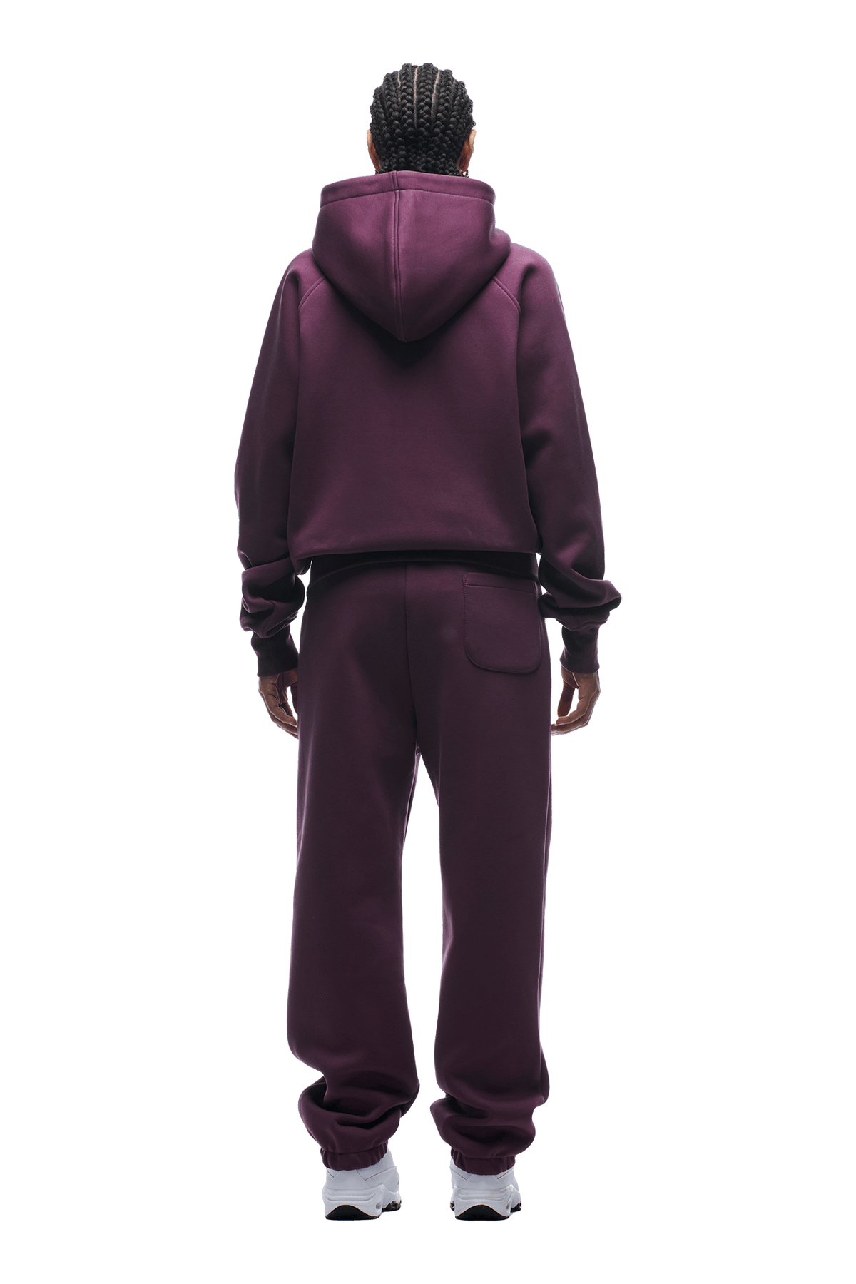 ZIP HOODIE PLUM