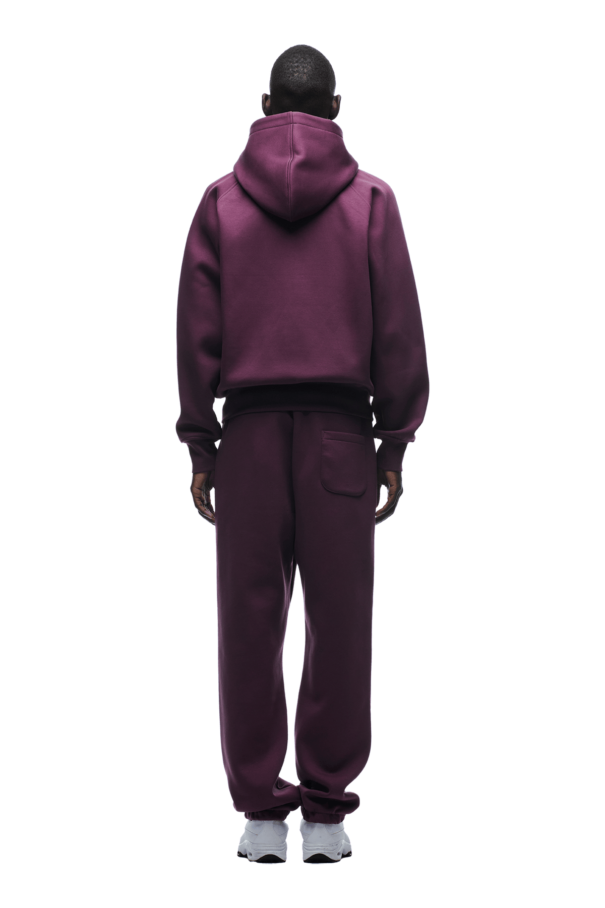 ZIP HOODIE PLUM