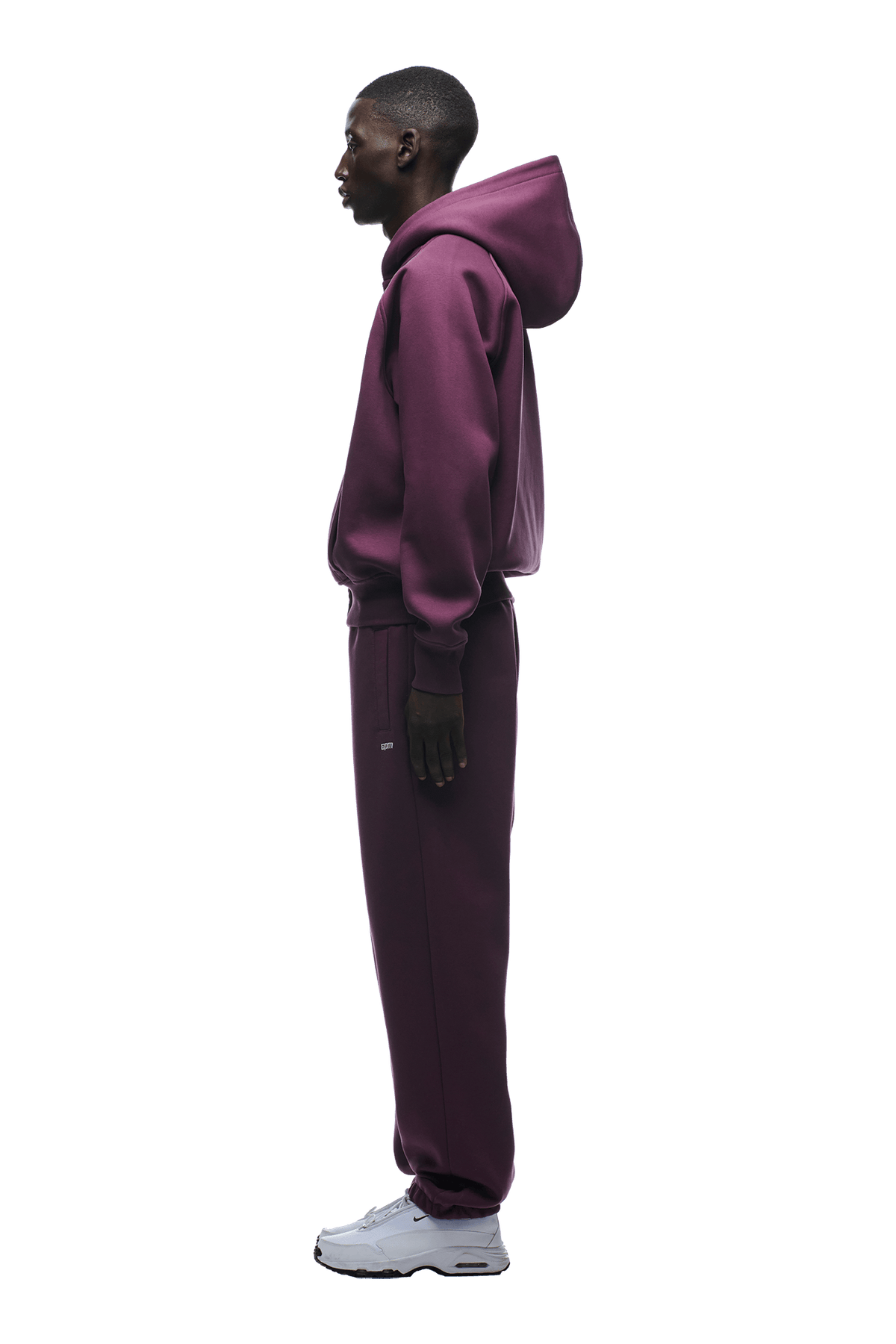 ZIP HOODIE PLUM