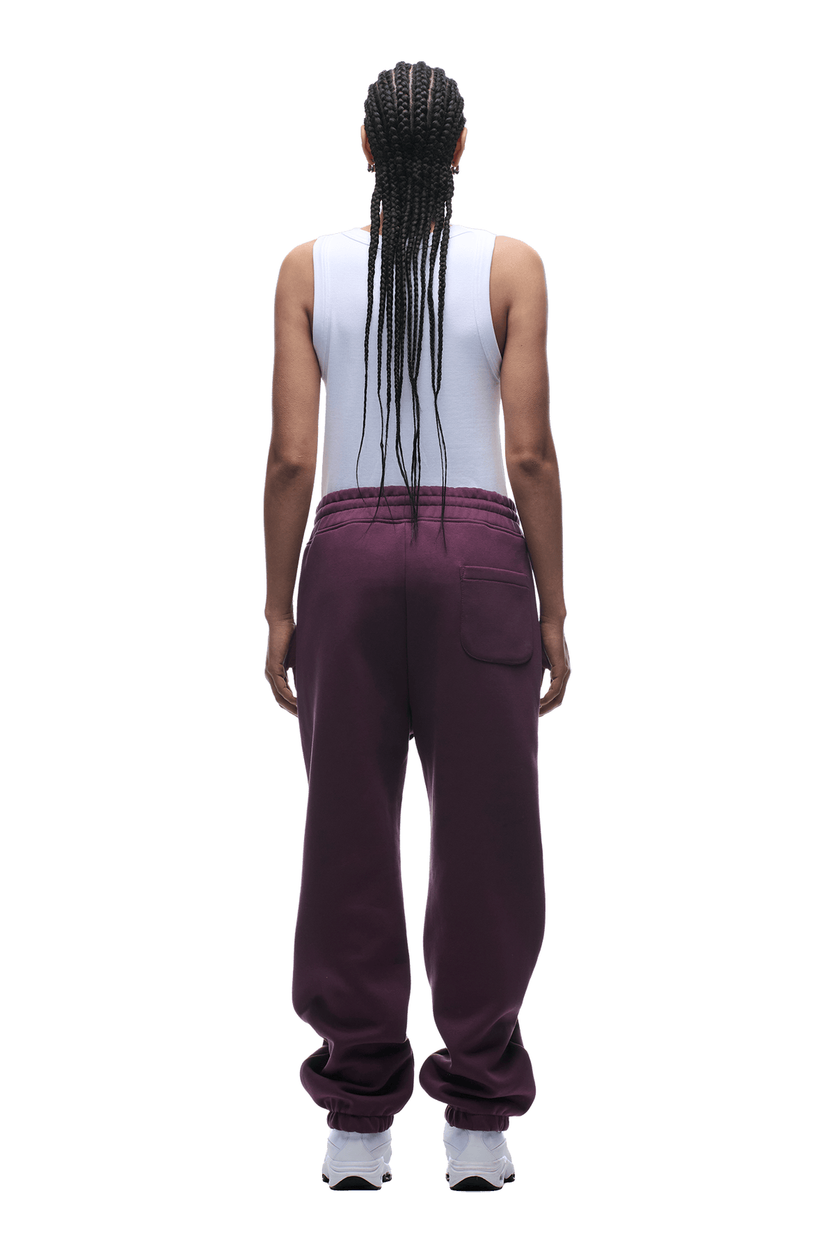 CUFF JOGGER PLUM