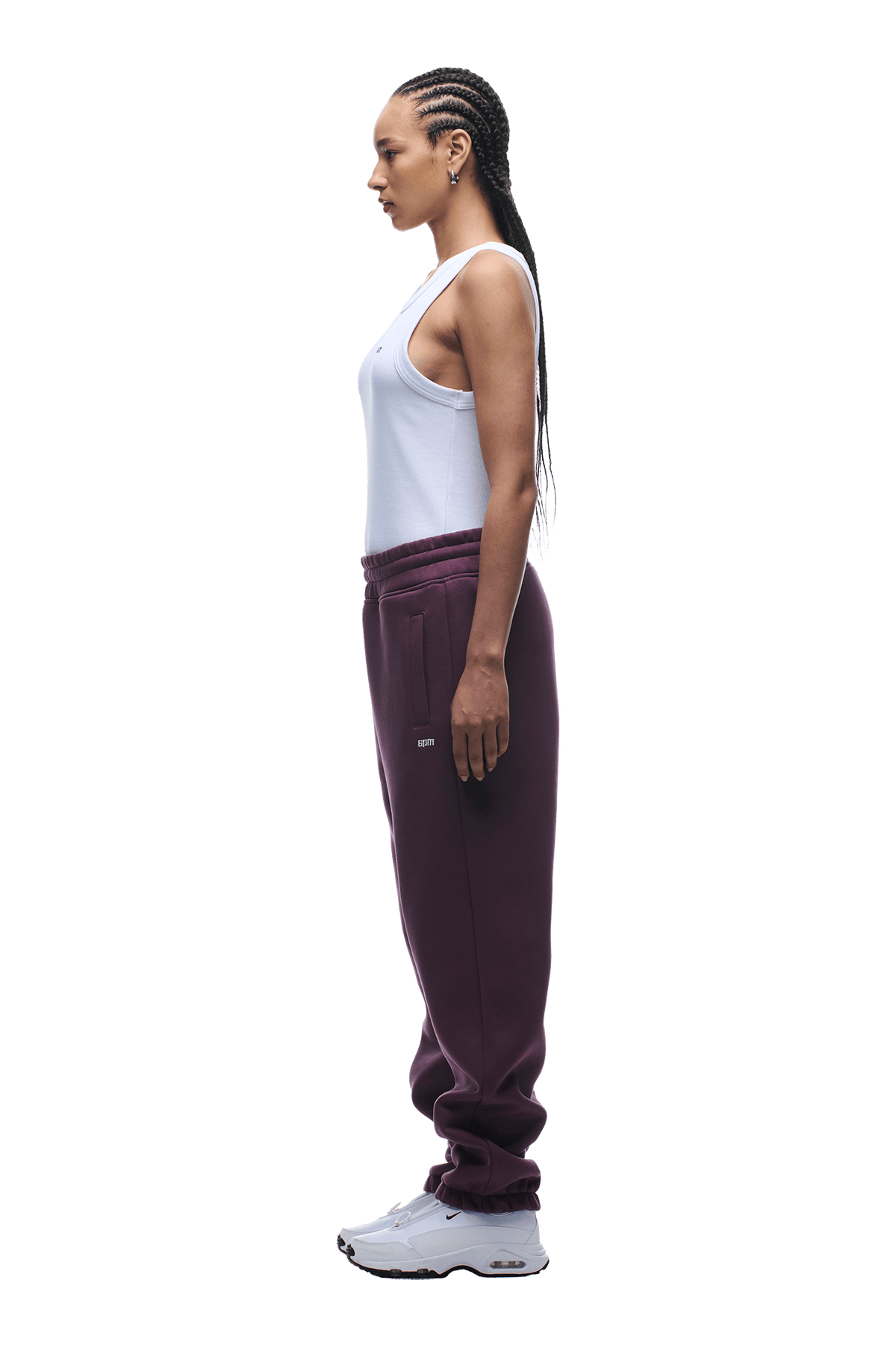 CUFF JOGGER PLUM