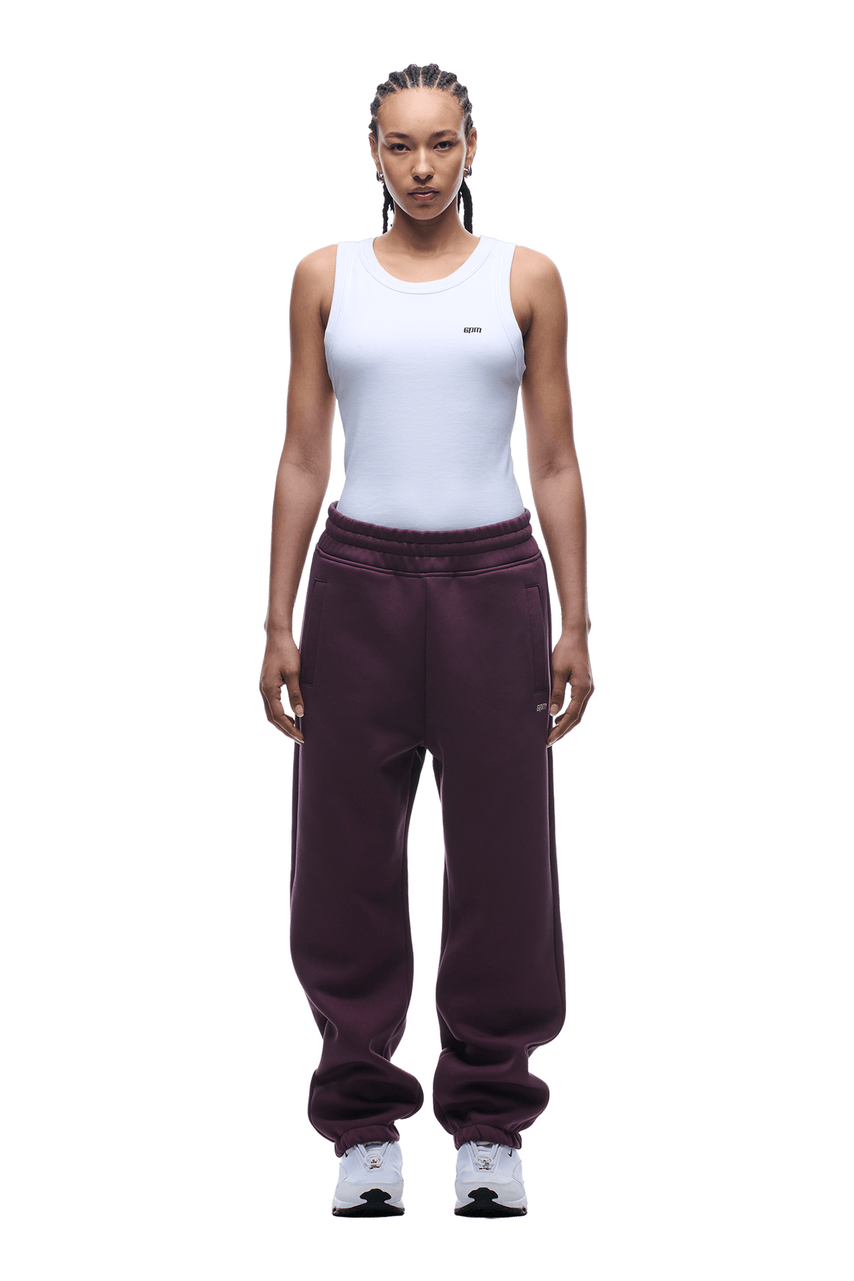 CUFF JOGGER PLUM
