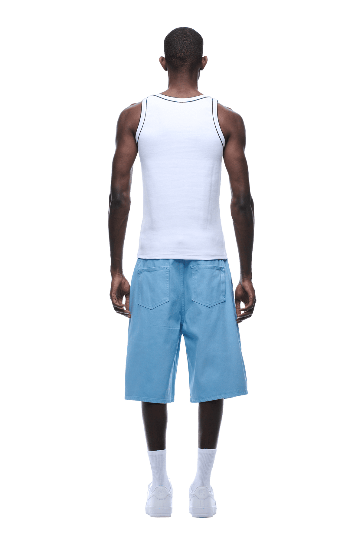 TANKTOP WHITE/NAVY