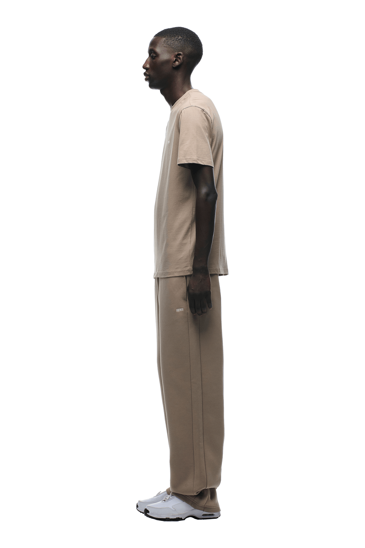 T-SHIRT REGULAR FIT MOCCA CREAM