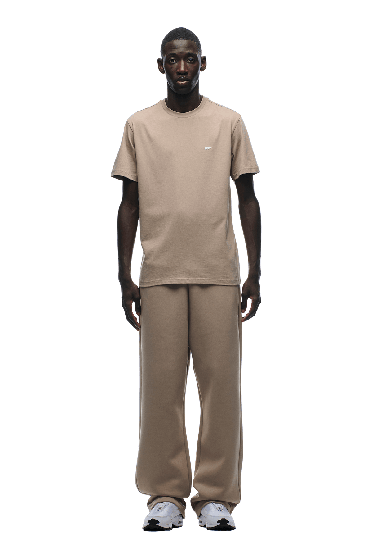 T-SHIRT REGULAR FIT MOCCA CREAM