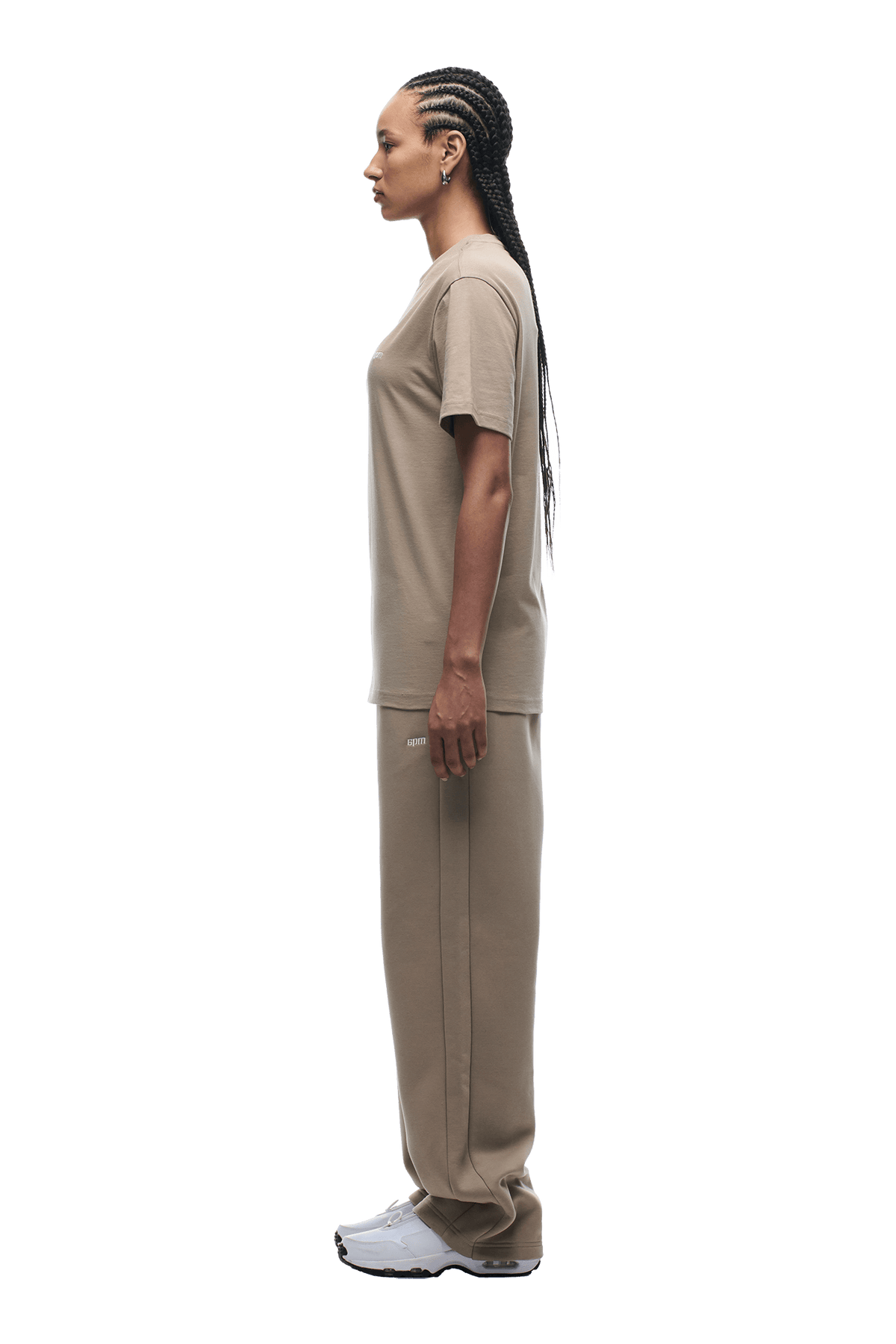 T-SHIRT REGULAR FIT MOCCA CREAM