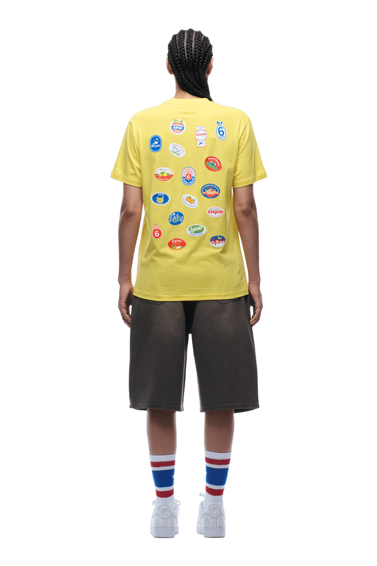 BANANA STICKER TEE YELLOW