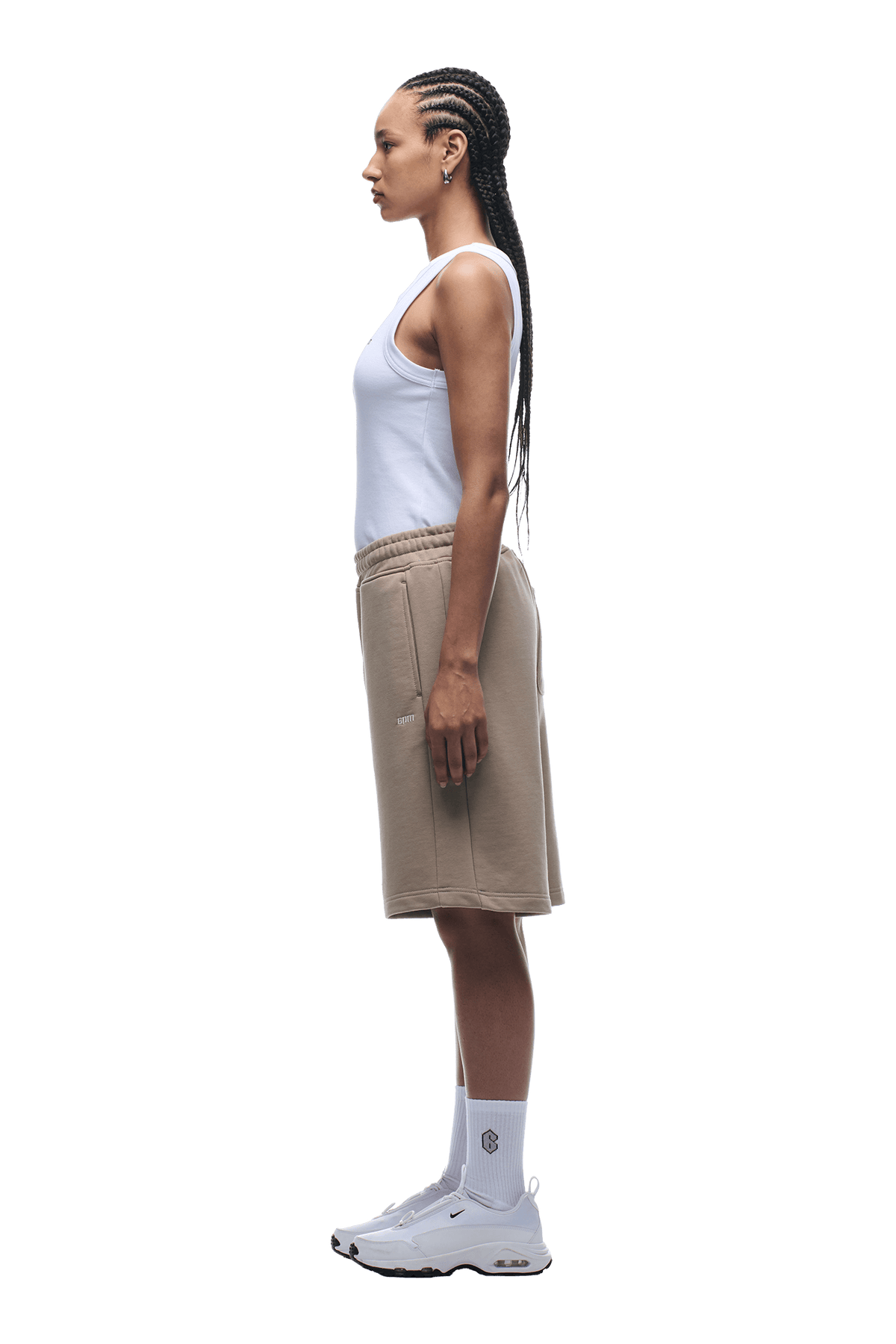 6PM+ SHORTS MOCCA CREAM