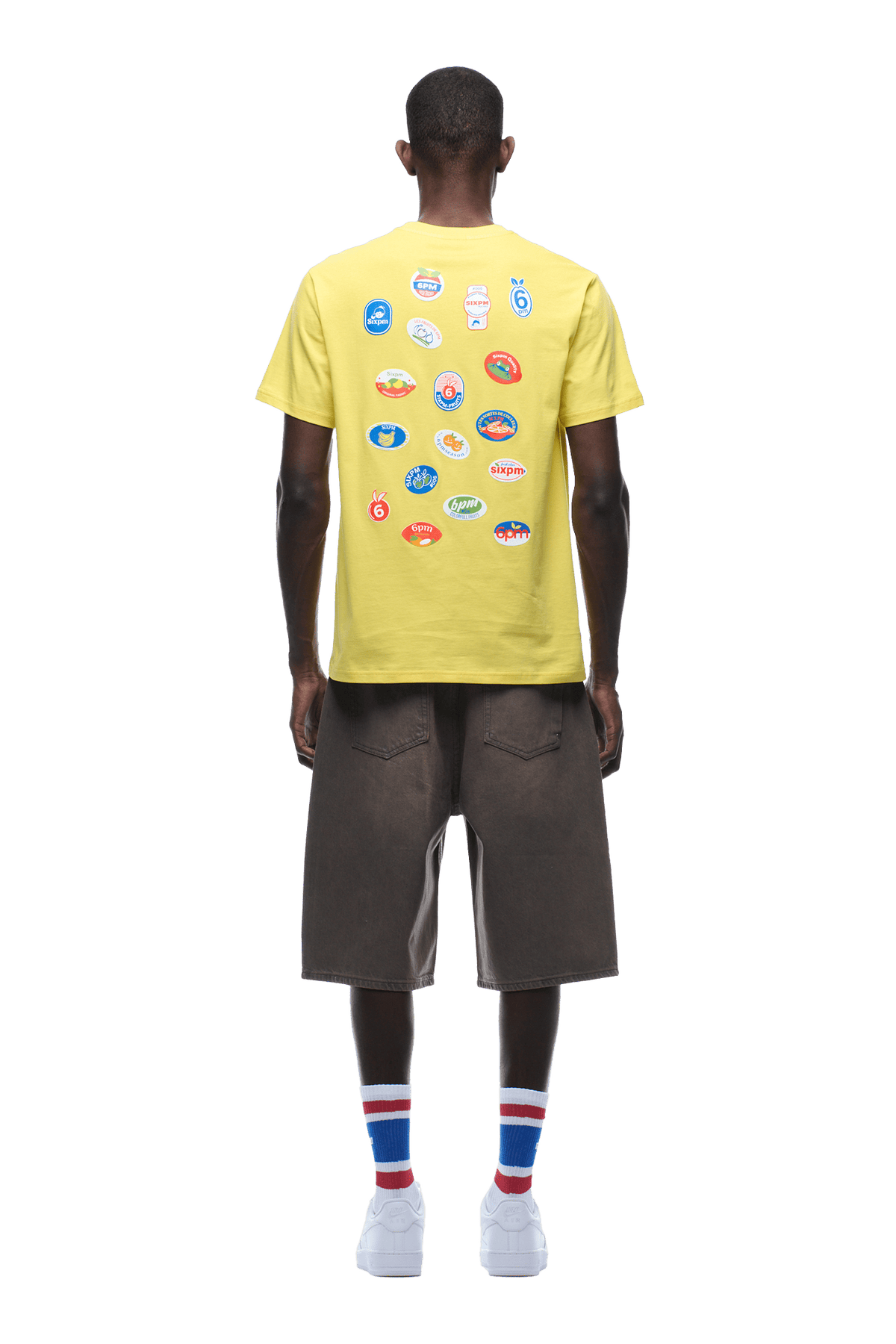 BANANA STICKER TEE YELLOW