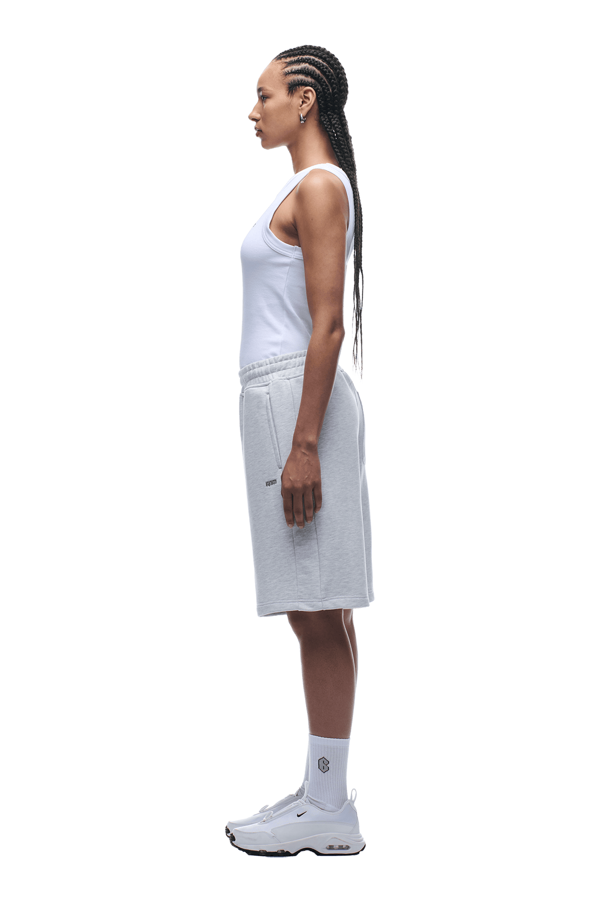 6PM+ SHORTS LIGHT GREY