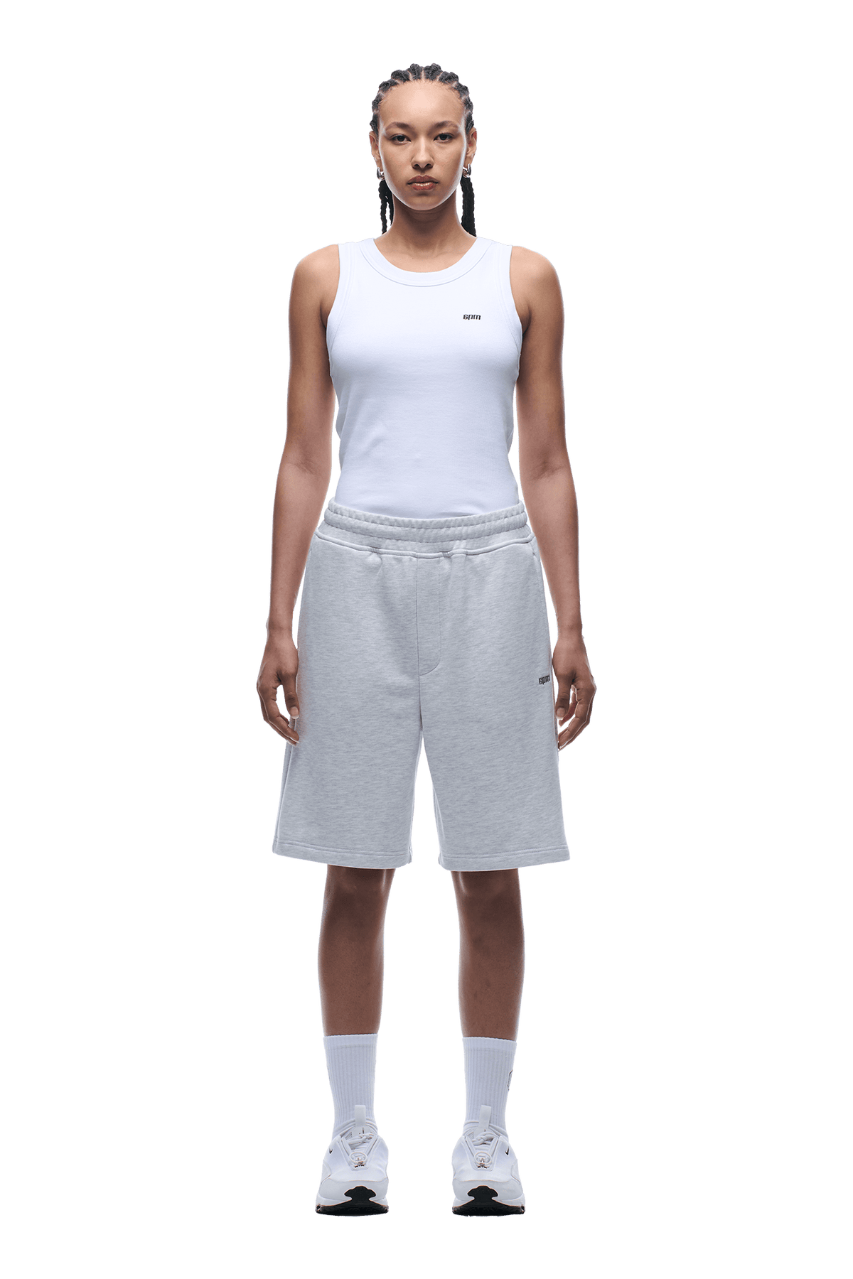 6PM+ SHORTS LIGHT GREY