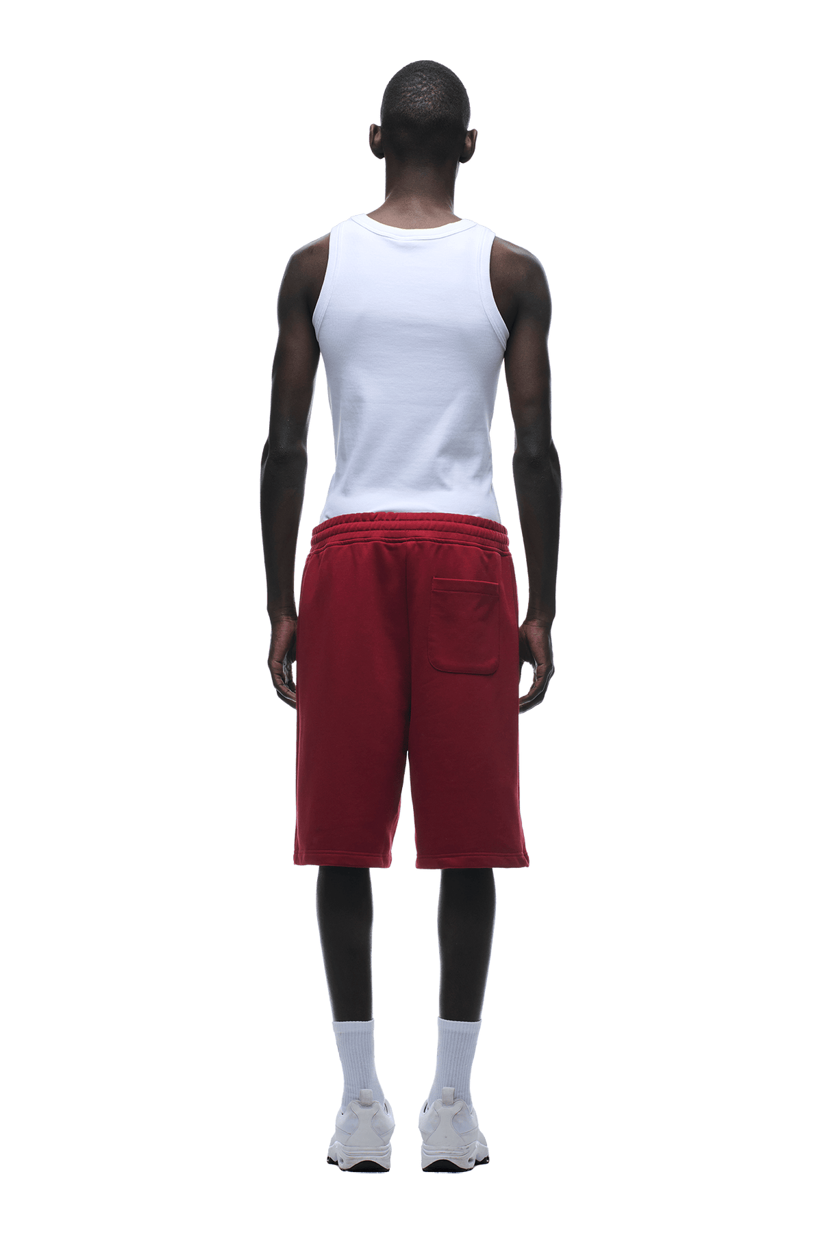 6PM+ SHORTS WINE RED