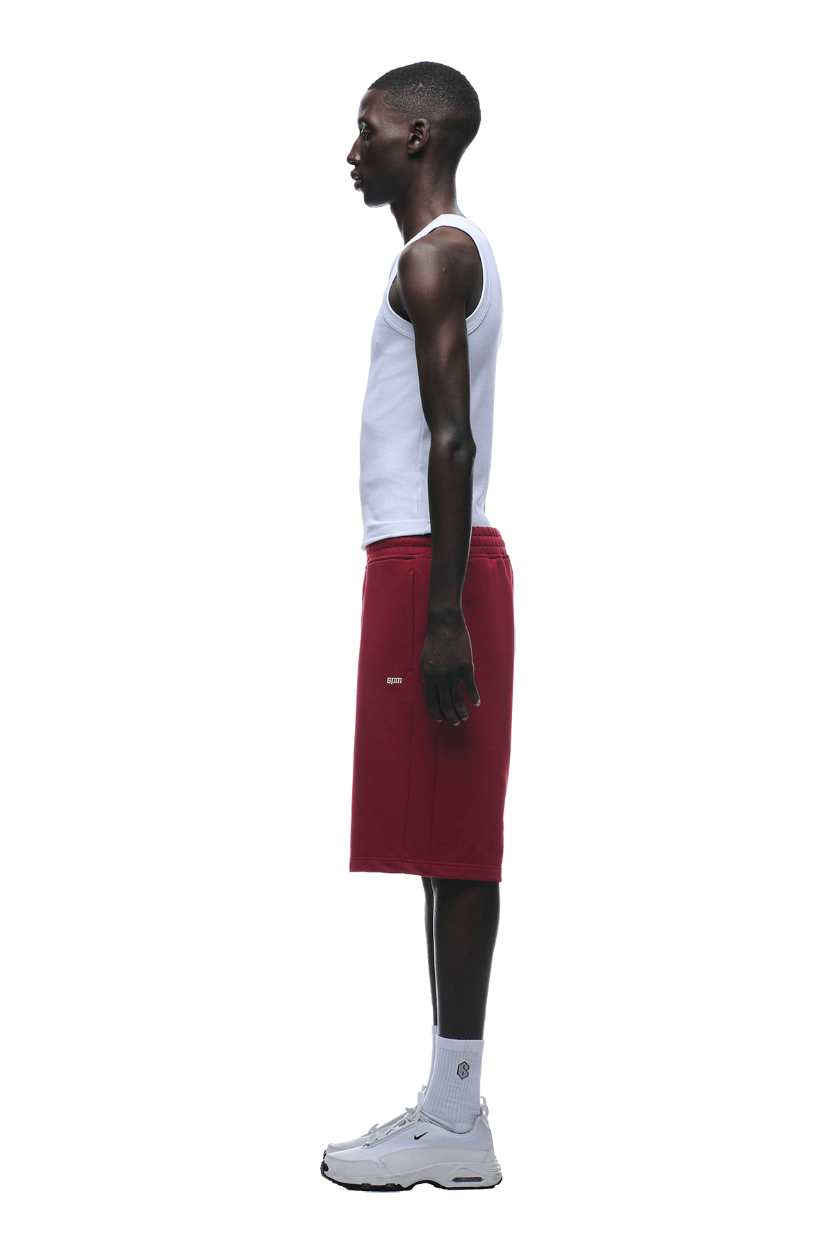 6PM+ SHORTS WINE RED