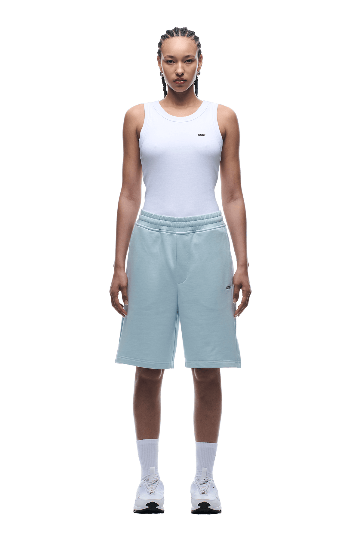 6PM+ SHORTS ICE BLUE