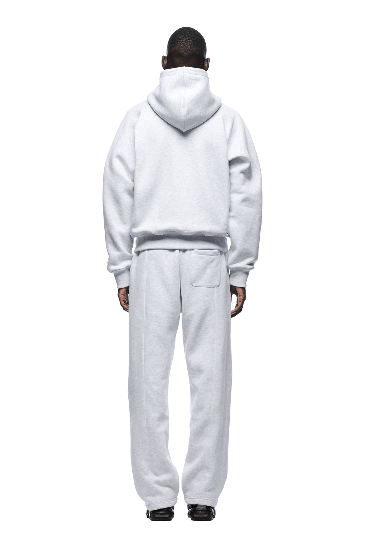 6PM+ SLIM ZIP HOODIE LIGHT GREY