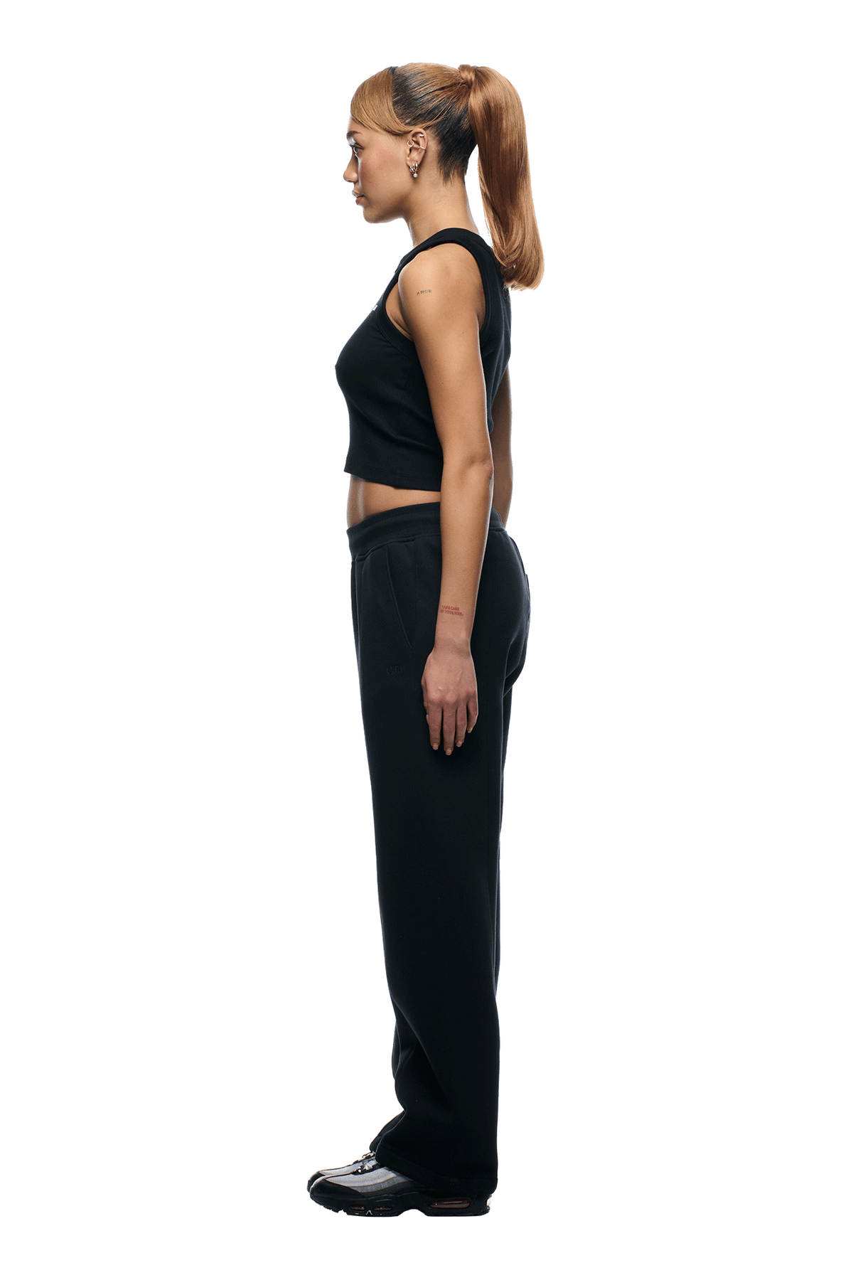 6PM+ SLIM FIT JOGGER FADED BLACK