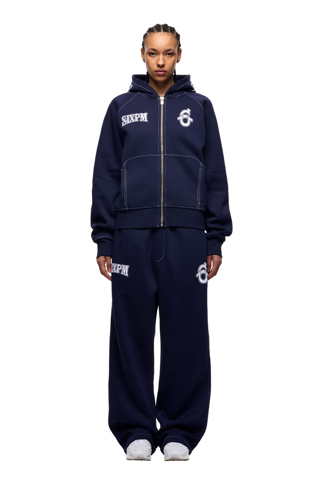ICONS ZIP HOODIE NAUTICAL BLUE