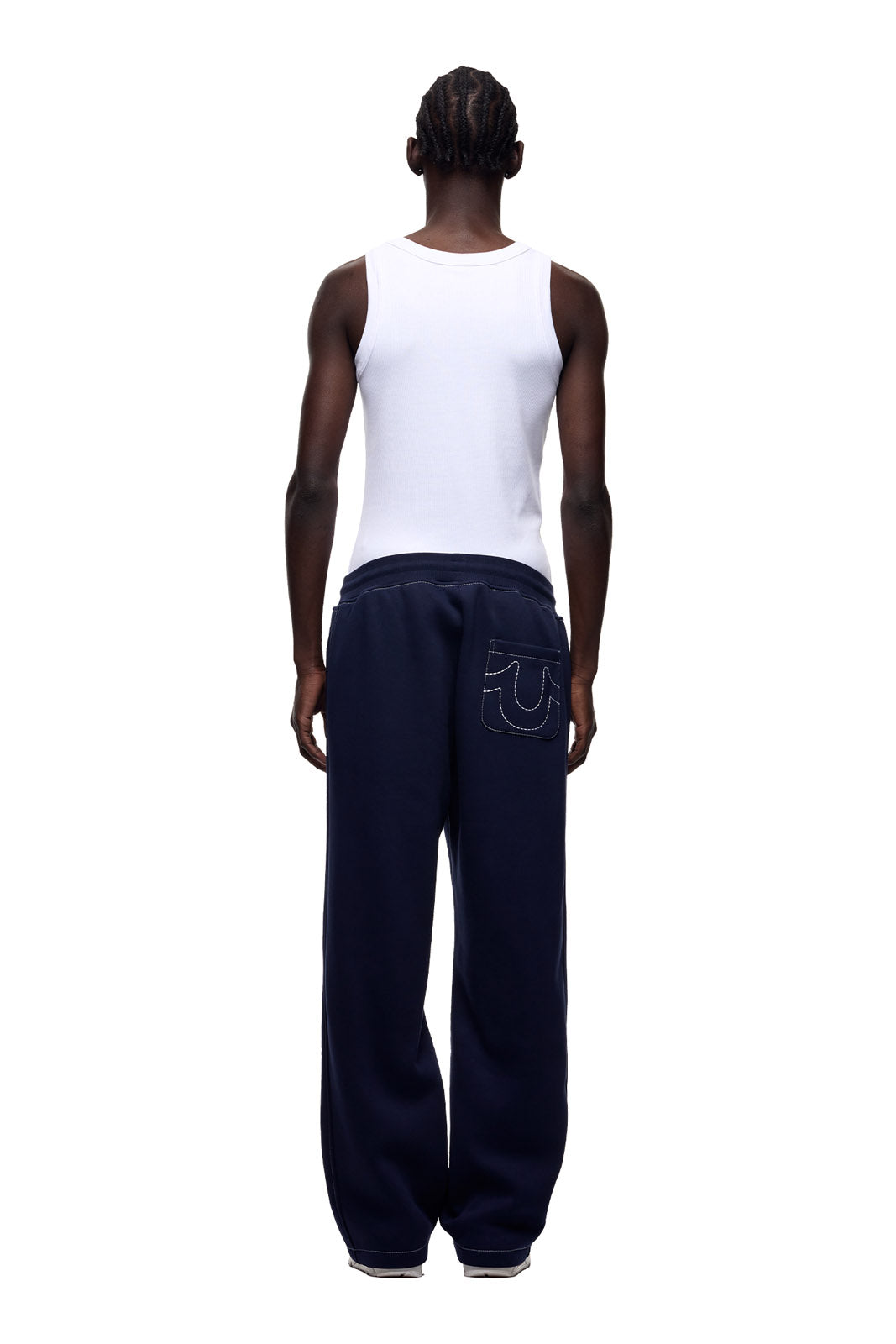 ICONS OPEN LEG JOGGER NAUTICAL BLUE