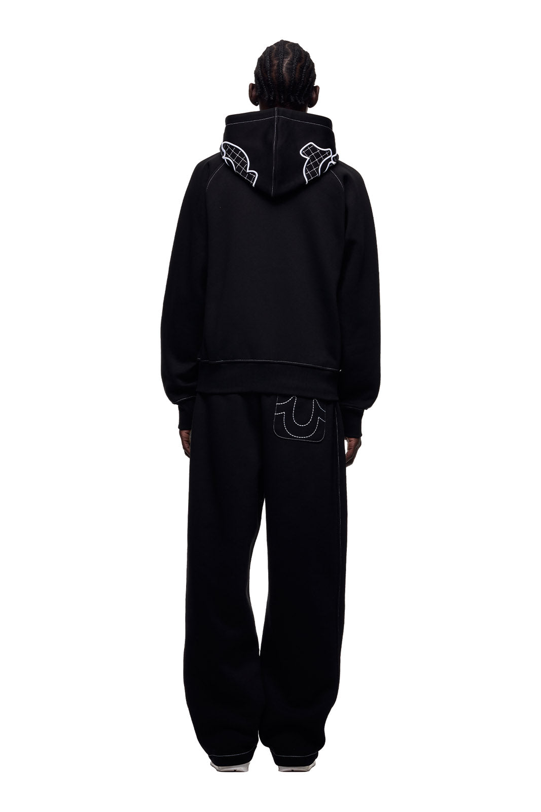 ICONS ZIP HOODIE BLACK