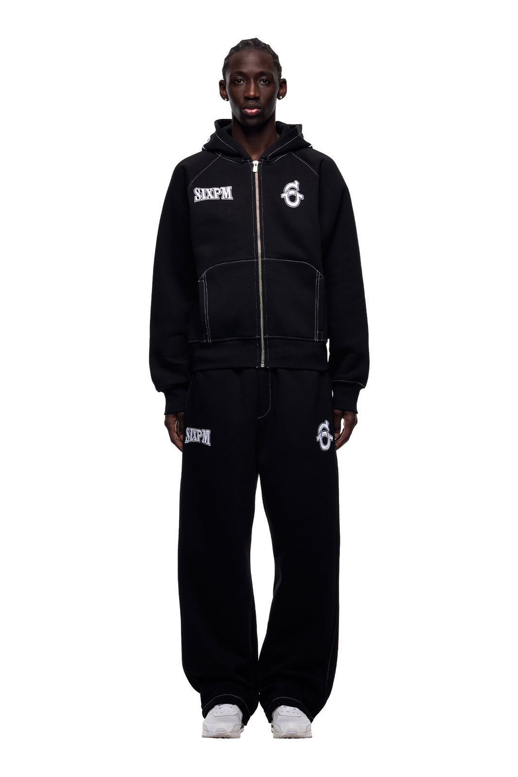ICONS ZIP HOODIE BLACK