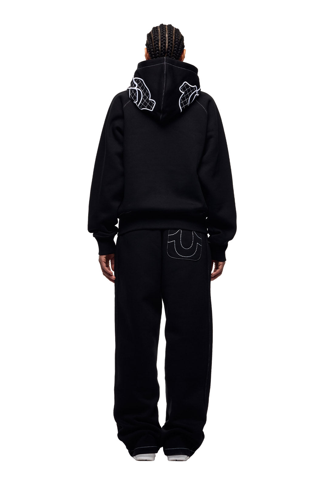 ICONS ZIP HOODIE BLACK