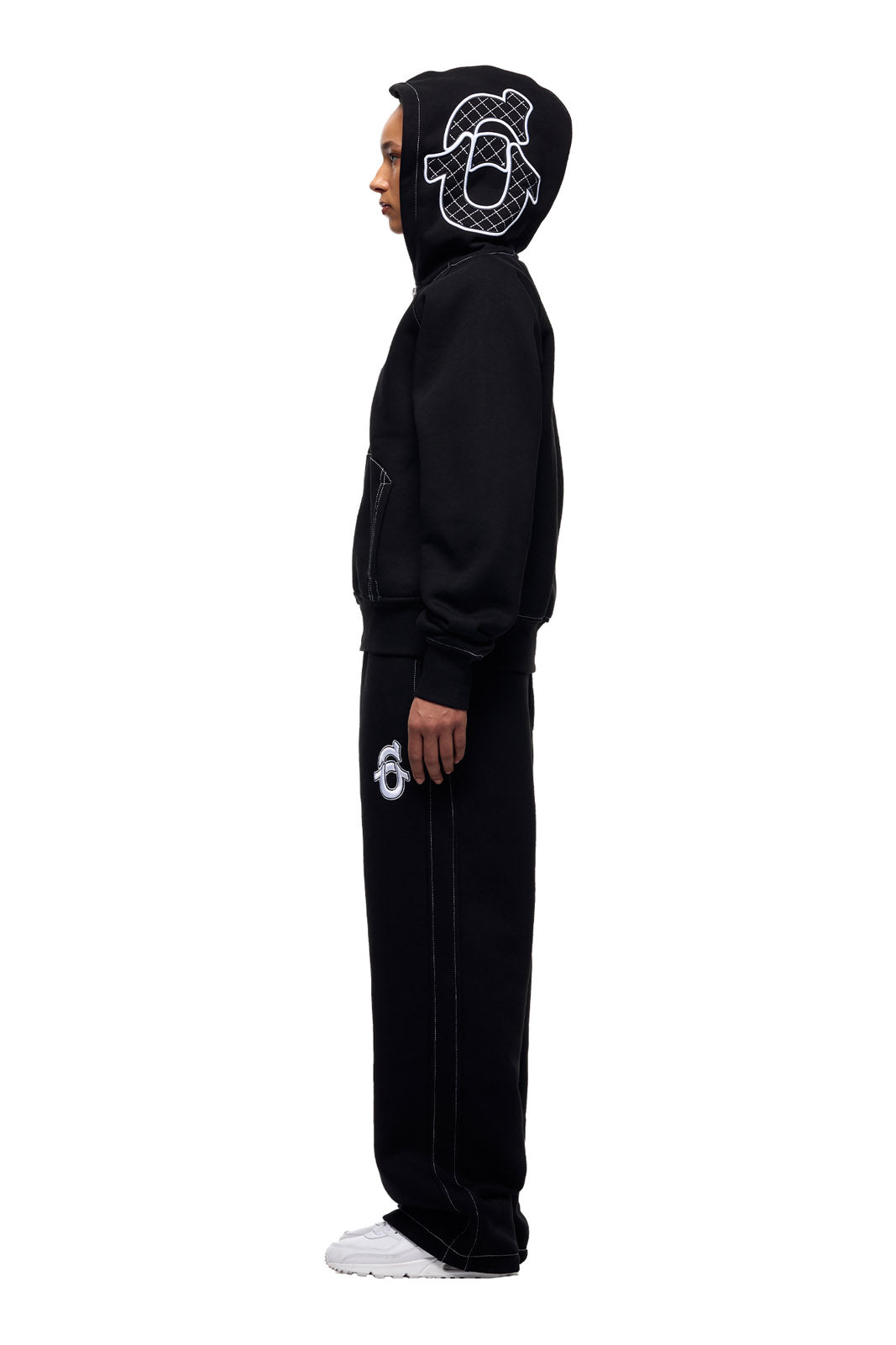 ICONS ZIP HOODIE BLACK