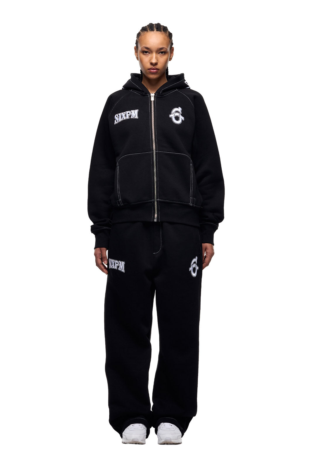 ICONS ZIP HOODIE BLACK