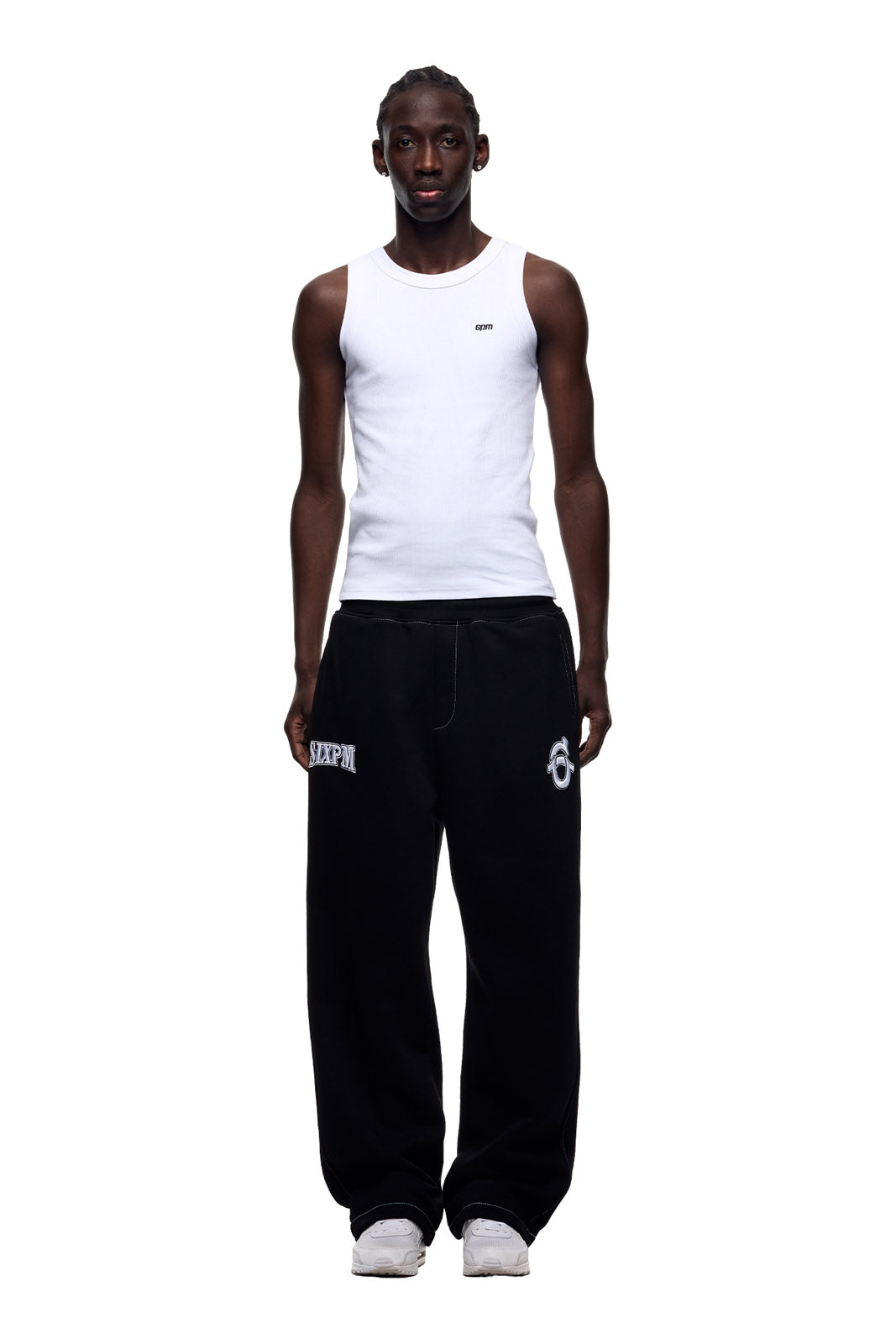 ICONS OPEN LEG JOGGER BLACK