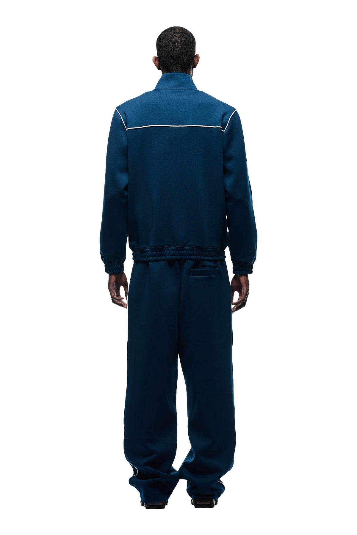 NEOPRENE TRACK JACKET NAVY