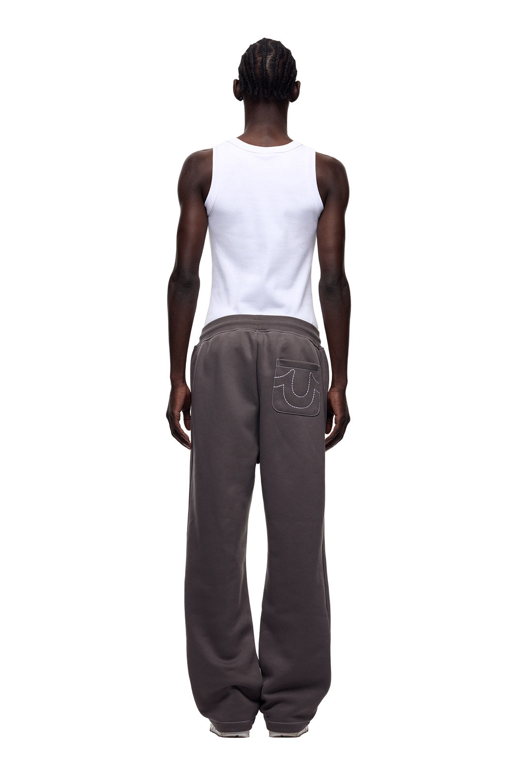 ICONS OPEN LEG JOGGER ASH GREY
