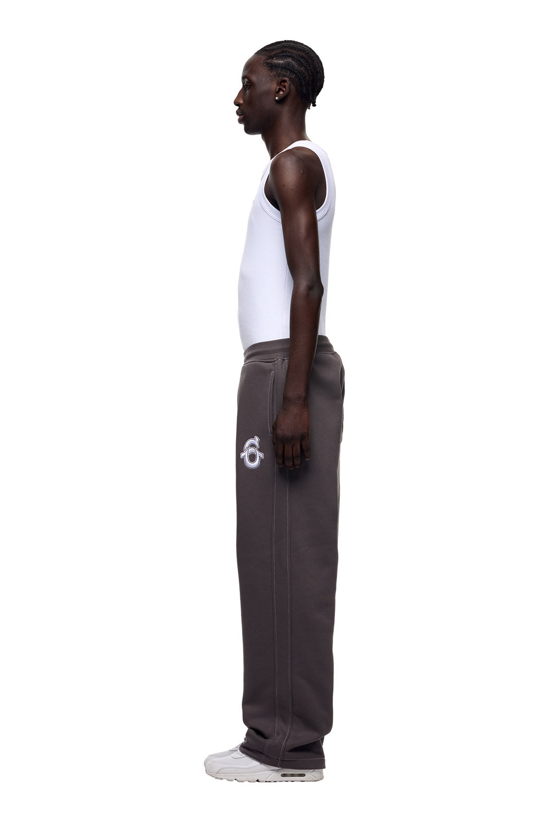 ICONS OPEN LEG JOGGER ASH GREY