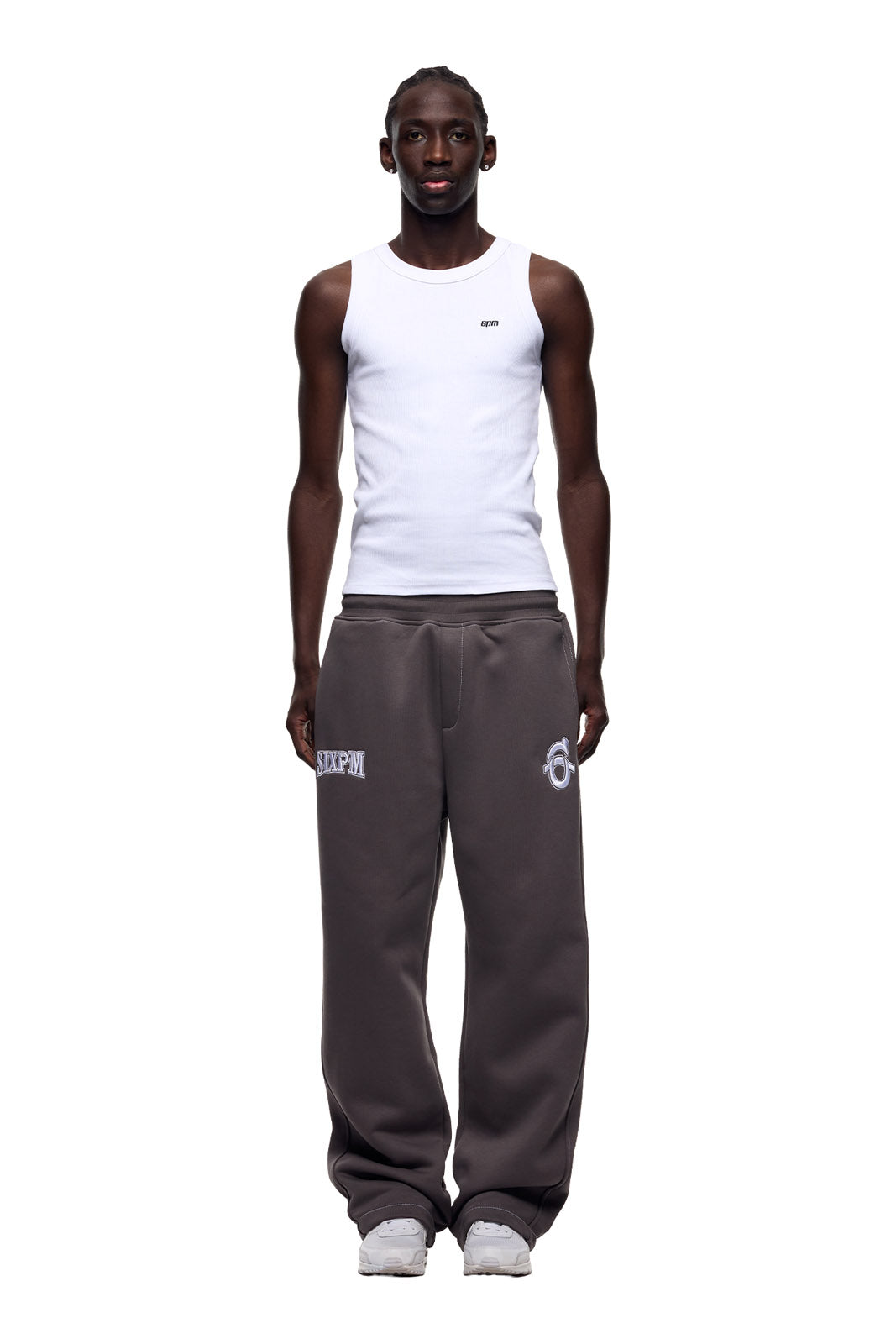 ICONS OPEN LEG JOGGER ASH GREY