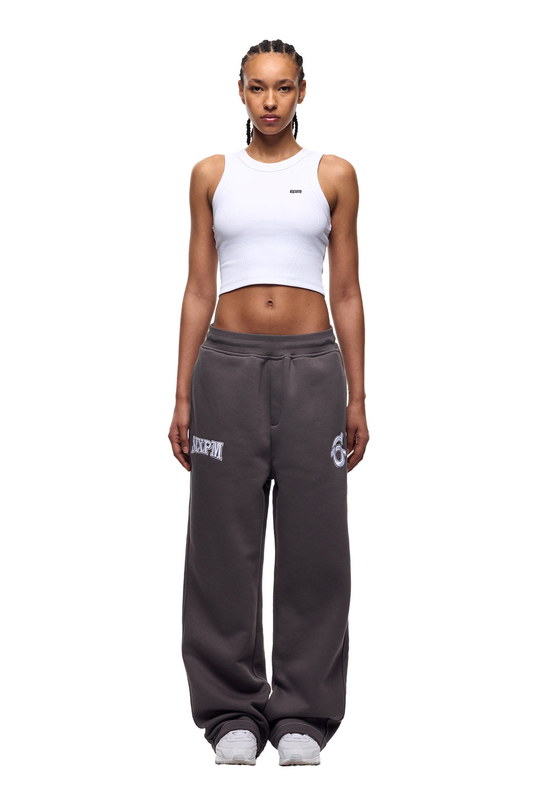 ICONS OPEN LEG JOGGER ASH GREY
