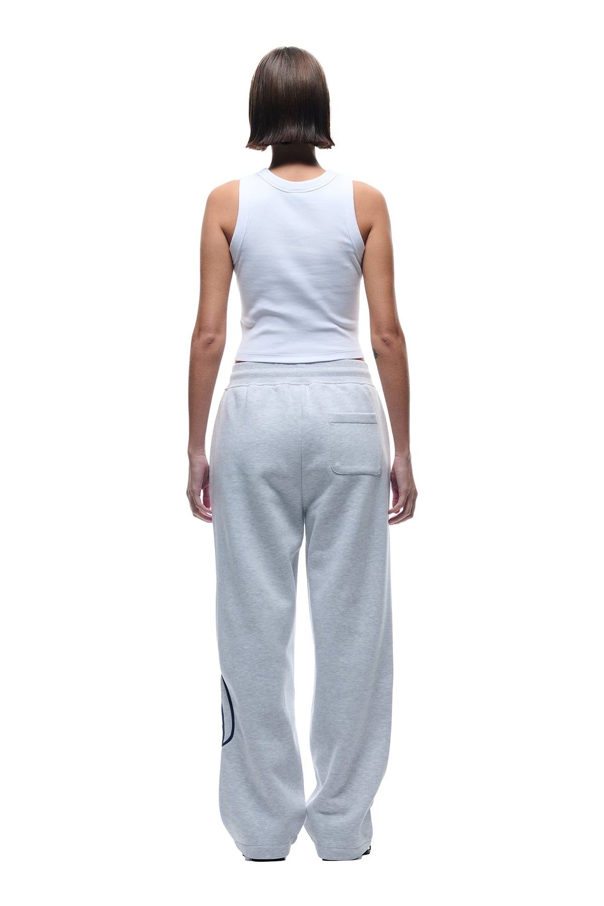 WAVE LOGO OPEN LEG LIGHT GREY