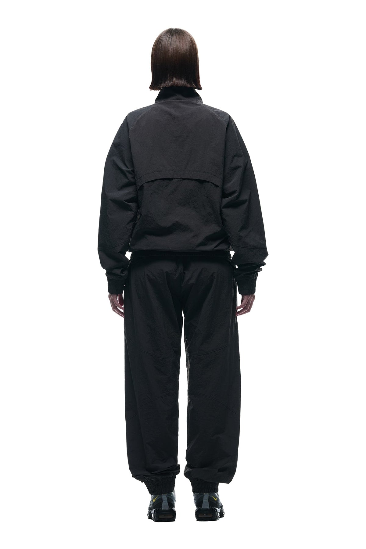 CRINKLE TRACK JACKET IRON GREY
