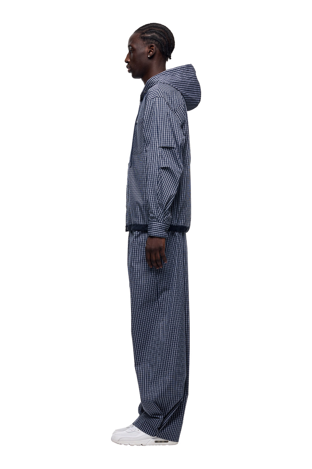 HOODED SHIRT DARK NAVY