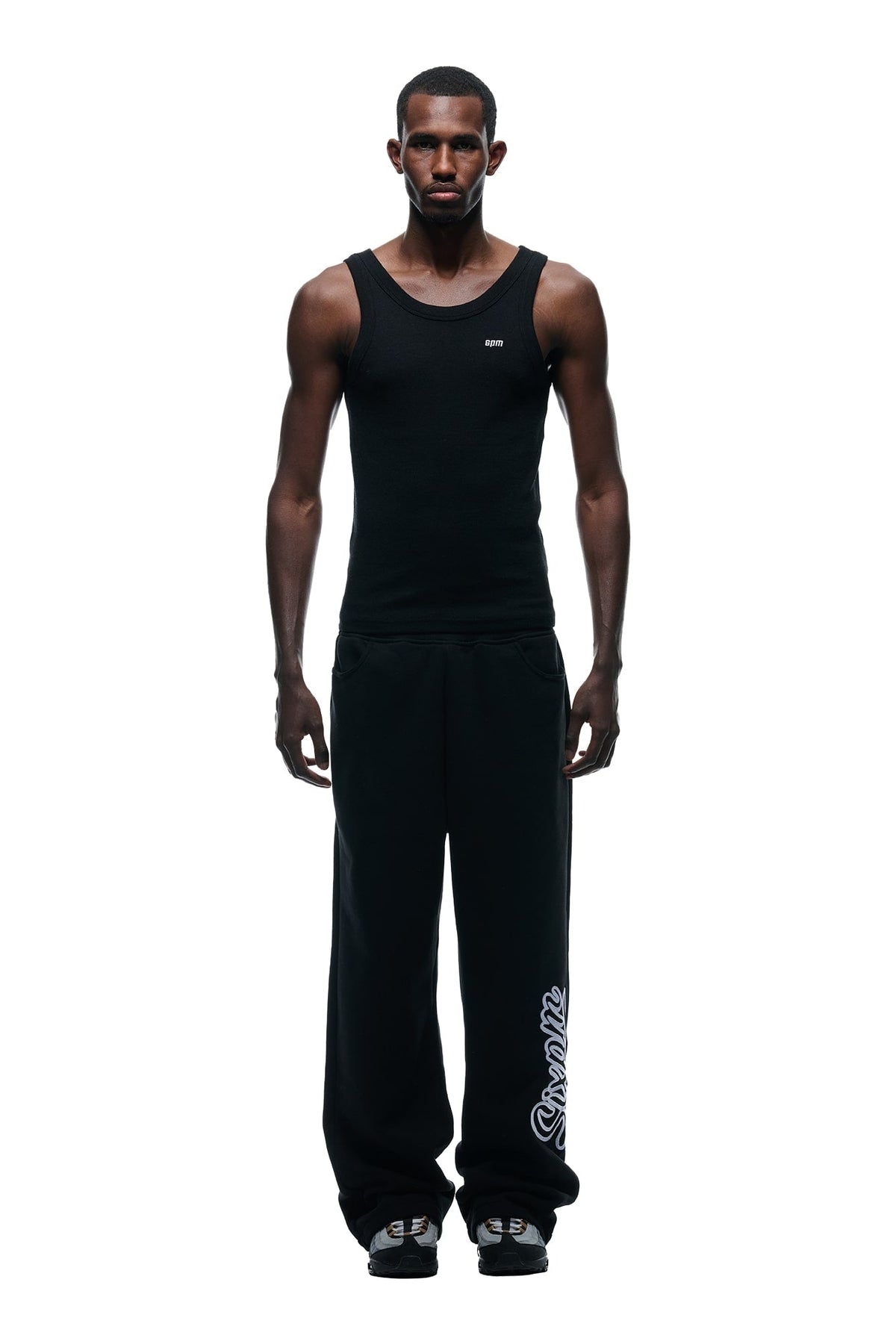 WAVE LOGO OPEN LEG BLACK