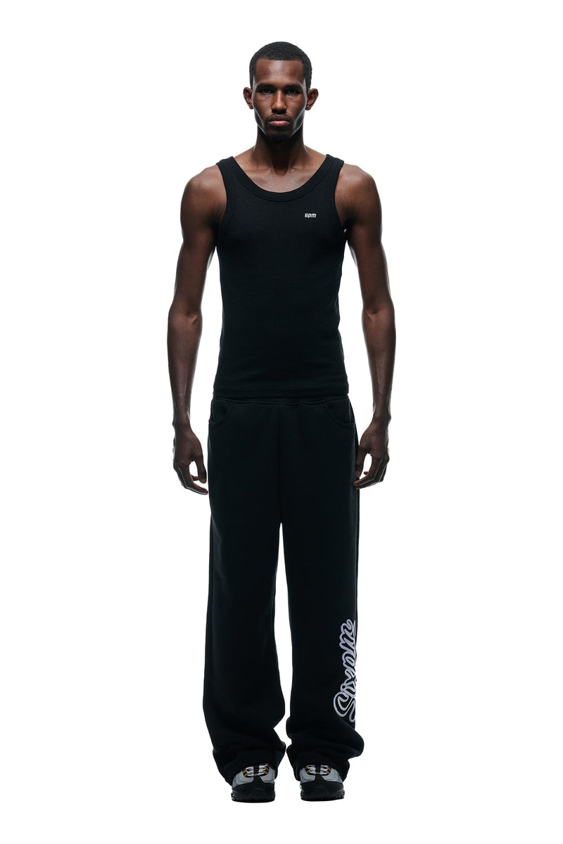 WAVE LOGO OPEN LEG BLACK