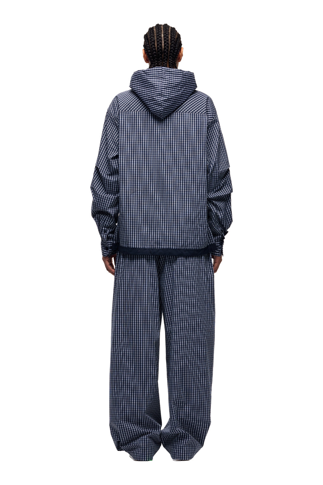 HOODED SHIRT DARK NAVY