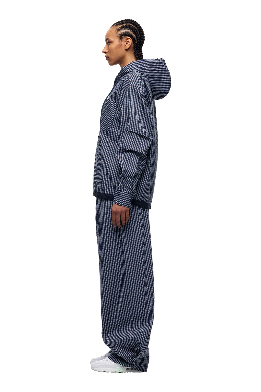 HOODED SHIRT DARK NAVY