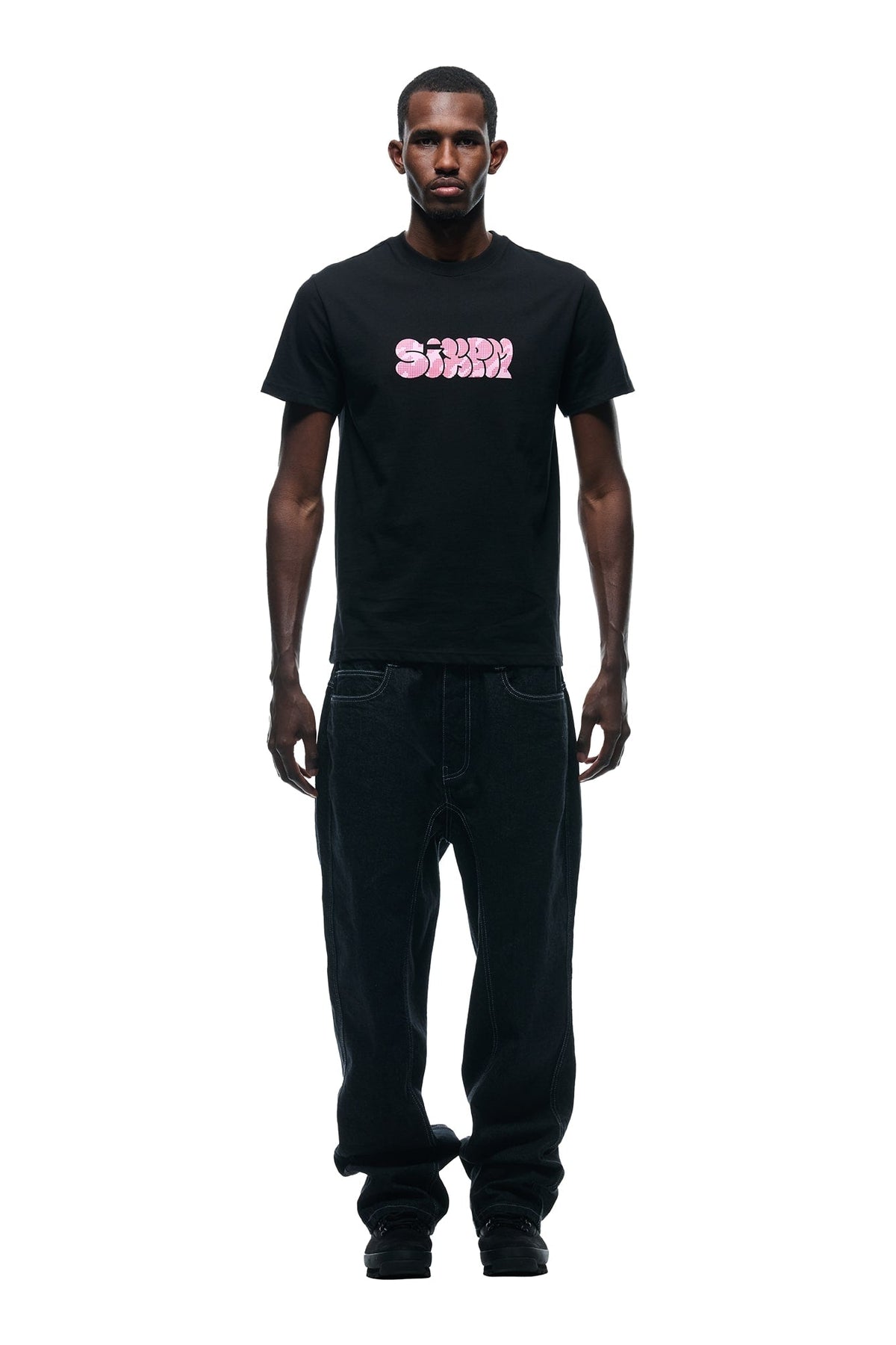 GRAFITTY CAMO T-SHIRT BLACK