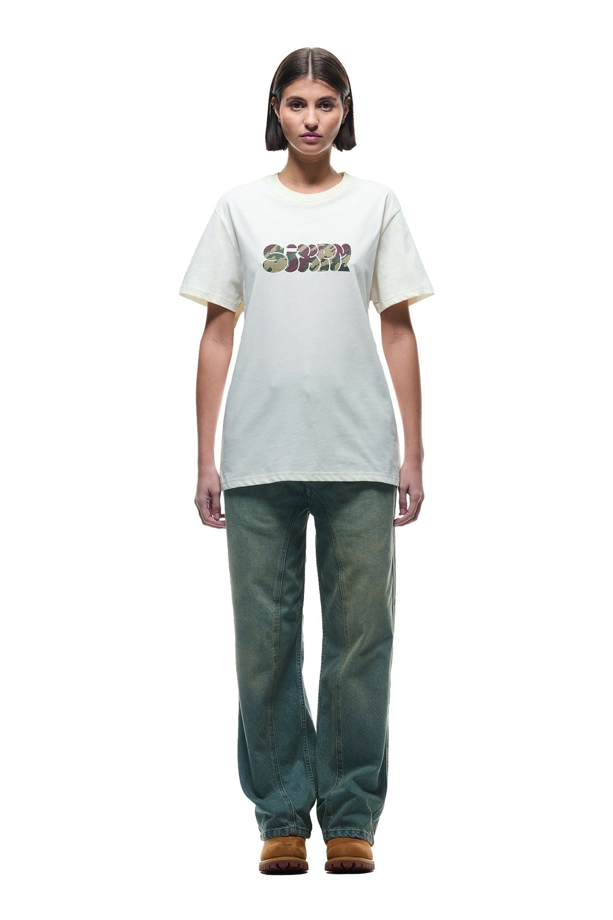 GRAFITTY CAMO T-SHIRT MARSHMALLOW