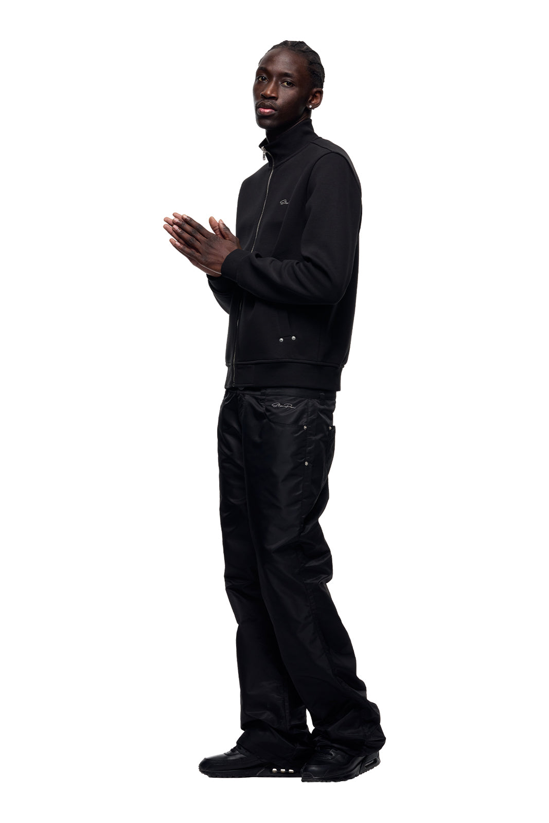 SLIM TRAINER JACKET BLACK