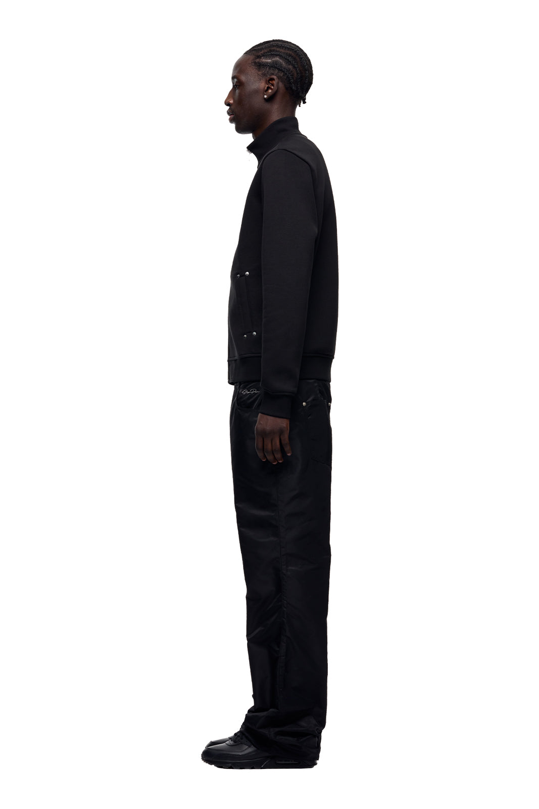 SLIM TRAINER JACKET BLACK